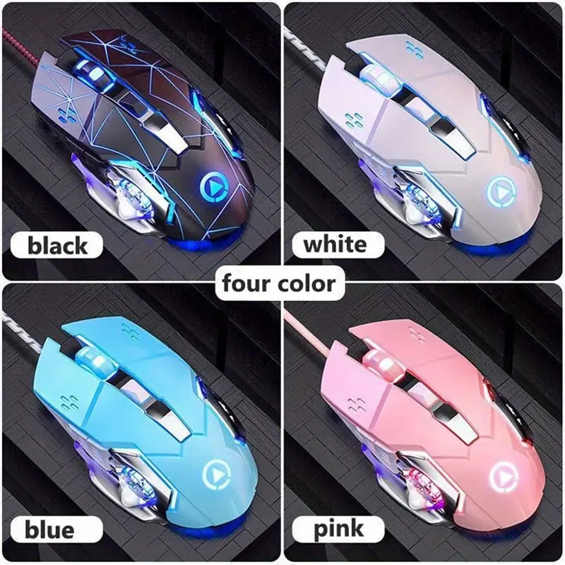 Silent USB Wired Gaming Mouse