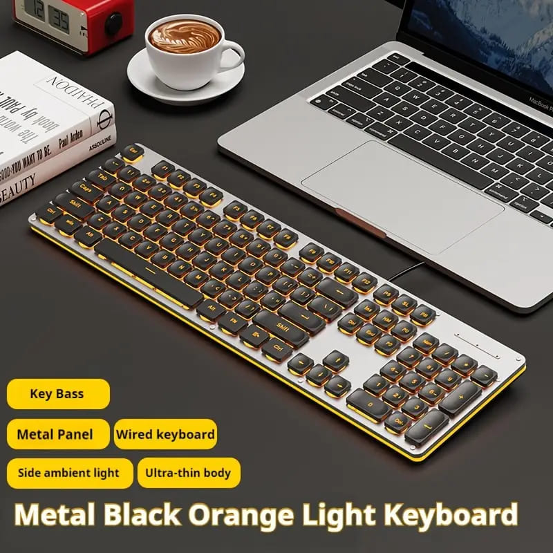 Full-Size Gaming Keyboard with Ambient Light